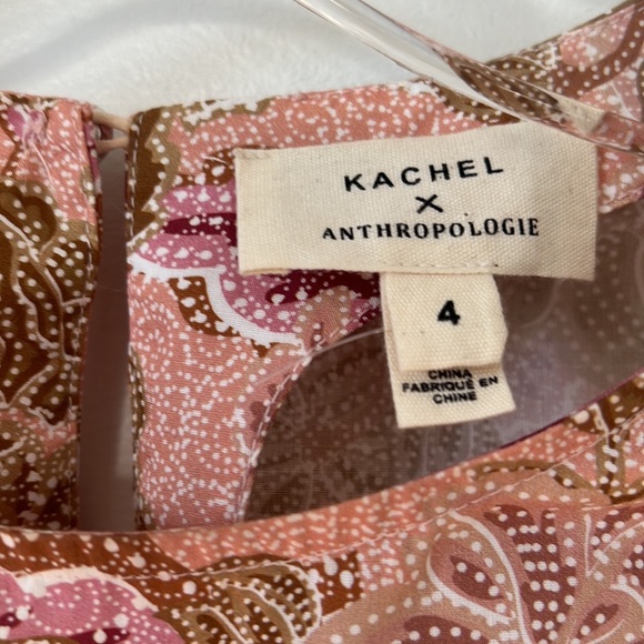 Anthropologie x Kachel Evangeline Midi Dress Size 4 - Picture 10 of 14